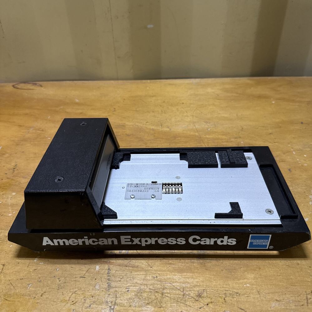 Vintage Bartizan Chargemate American Express Manual Imprint Machine